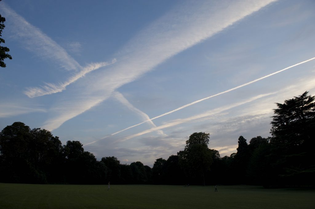 traces sur le ciel